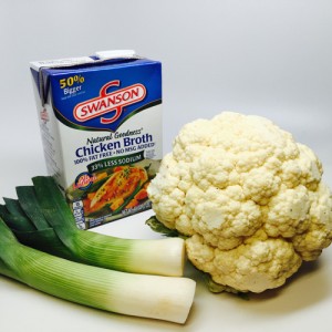 ingredients cauliflower leek soup