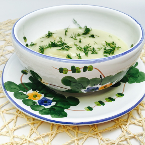 cauliflower and leek soup