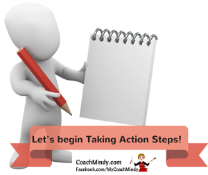 Let's begin taking action steps