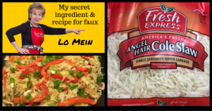 My secret ingredient and recipe for faux Lo Mein